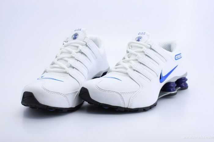 marine et blanc Nike Shox NZ (3)